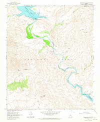 Download a high-resolution, GPS-compatible USGS topo map for Horseshoe Dam, AZ (1965 edition)