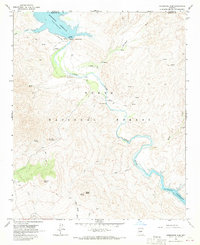 Download a high-resolution, GPS-compatible USGS topo map for Horseshoe Dam, AZ (1970 edition)