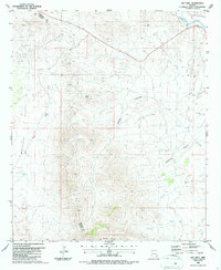 preview thumbnail of historical topo map of Greenlee County, AZ in 1986