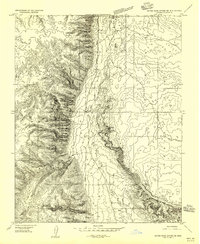 preview thumbnail of historical topo map of Coconino County, AZ in 1954