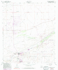 Download a high-resolution, GPS-compatible USGS topo map for Huachuca City, AZ (1991 edition)