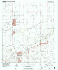 preview thumbnail of historical topo map of Huachuca City, AZ in 1996