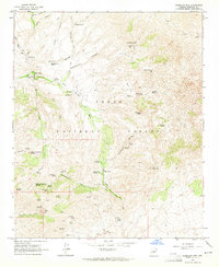 Download a high-resolution, GPS-compatible USGS topo map for Humboldt Mtn, AZ (1965 edition)
