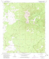 Download a high-resolution, GPS-compatible USGS topo map for Humphreys Peak, AZ (1983 edition)