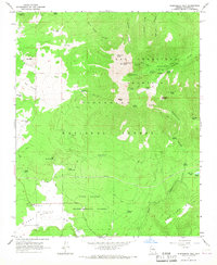 Download a high-resolution, GPS-compatible USGS topo map for Humphreys Peak, AZ (1968 edition)