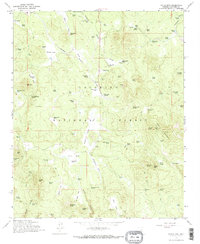 Download a high-resolution, GPS-compatible USGS topo map for Hutch Mtn, AZ (1972 edition)