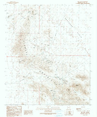 Download a high-resolution, GPS-compatible USGS topo map for Ibex Peak, AZ (1990 edition)