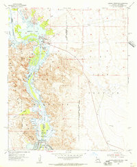 Download a high-resolution, GPS-compatible USGS topo map for Imperial Reservoir, AZ (1956 edition)