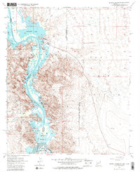 Download a high-resolution, GPS-compatible USGS topo map for Imperial Reservoir, AZ (1983 edition)