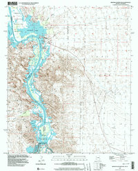 Download a high-resolution, GPS-compatible USGS topo map for Imperial Reservoir, AZ (2003 edition)