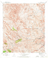 Download a high-resolution, GPS-compatible USGS topo map for Inspiration, AZ (1971 edition)