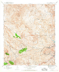 Download a high-resolution, GPS-compatible USGS topo map for Inspiration, AZ (1968 edition)