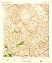 Download a high-resolution, GPS-compatible USGS topo map for Inspiration, AZ (1958 edition)