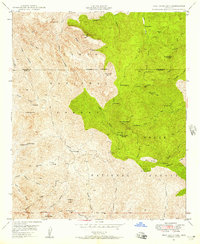 Download a high-resolution, GPS-compatible USGS topo map for Iron Mountain, AZ (1957 edition)
