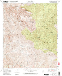 Download a high-resolution, GPS-compatible USGS topo map for Iron Mountain, AZ (1982 edition)
