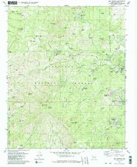 Download a high-resolution, GPS-compatible USGS topo map for Iron Springs, AZ (1985 edition)