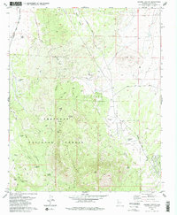 Download a high-resolution, GPS-compatible USGS topo map for Jerome Canyon, AZ (1985 edition)