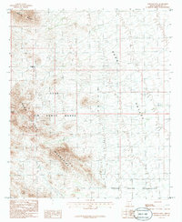 Download a high-resolution, GPS-compatible USGS topo map for Johnson Well, AZ (1986 edition)