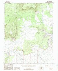 preview thumbnail of historical topo map of Kaibab, AZ in 1988