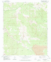 preview thumbnail of historical topo map of Mohave County, AZ in 1980