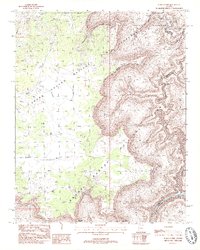 preview thumbnail of historical topo map of Mohave County, AZ in 1988