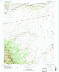 Download a high-resolution, GPS-compatible USGS topo map for Kayenta East, AZ (1971 edition)