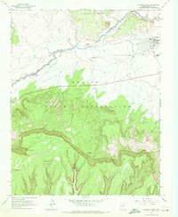 Download a high-resolution, GPS-compatible USGS topo map for Kayenta West, AZ (1971 edition)