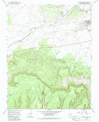 Download a high-resolution, GPS-compatible USGS topo map for Kayenta West, AZ (1985 edition)
