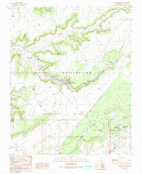 Download a high-resolution, GPS-compatible USGS topo map for Keams Canyon, AZ (1991 edition)