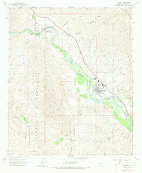 Download a high-resolution, GPS-compatible USGS topo map for Kearny, AZ (1973 edition)