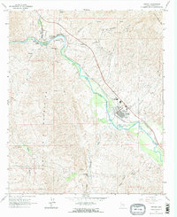 Download a high-resolution, GPS-compatible USGS topo map for Kearny, AZ (1973 edition)
