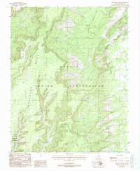 preview thumbnail of historical topo map of Navajo County, AZ in 1988