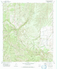 Download a high-resolution, GPS-compatible USGS topo map for Kennedy Peak, AZ (1975 edition)