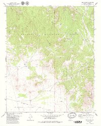 preview thumbnail of historical topo map of Yavapai County, AZ in 1979
