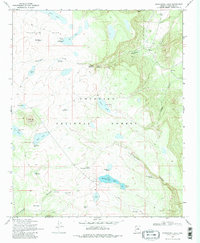 preview thumbnail of historical topo map of Coconino County, AZ in 1970