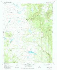 Download a high-resolution, GPS-compatible USGS topo map for Kinnikinick Lake, AZ (1984 edition)