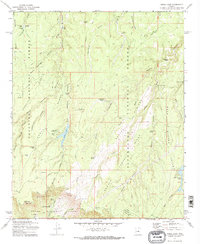 Download a high-resolution, GPS-compatible USGS topo map for Knoll Lake, AZ (1974 edition)