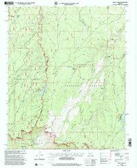 preview thumbnail of historical topo map of Coconino County, AZ in 1998