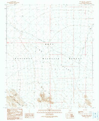 Download a high-resolution, GPS-compatible USGS topo map for Kofa Deep Well, AZ (1990 edition)
