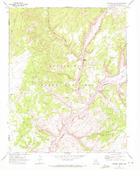 Download a high-resolution, GPS-compatible USGS topo map for Kydestea Spring, AZ (1972 edition)
