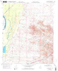Download a high-resolution, GPS-compatible USGS topo map for La Paz Mtn, AZ (1978 edition)