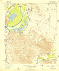 Download a high-resolution, GPS-compatible USGS topo map for Laguna Dam, AZ (1956 edition)