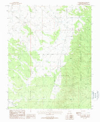 Download a high-resolution, GPS-compatible USGS topo map for Le Fevre Ridge, AZ (1988 edition)