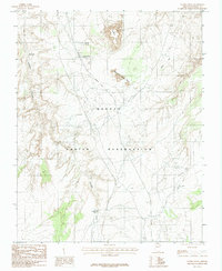 Download a high-resolution, GPS-compatible USGS topo map for Leche-E Rock, AZ (1985 edition)