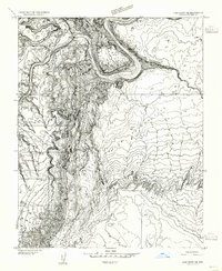 Download a high-resolution, GPS-compatible USGS topo map for Lees Ferry SE, AZ (1955 edition)