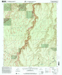 Download a high-resolution, GPS-compatible USGS topo map for Leonard Canyon, AZ (2000 edition)