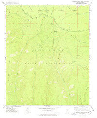 Download a high-resolution, GPS-compatible USGS topo map for Limestone Canyon North, AZ (1978 edition)
