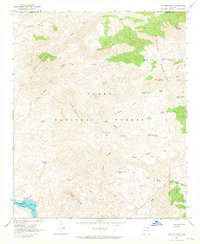 Download a high-resolution, GPS-compatible USGS topo map for Lion Mountain, AZ (1965 edition)