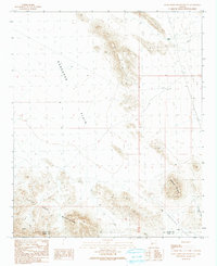 Download a high-resolution, GPS-compatible USGS topo map for Little Horn Mountains NE, AZ (1990 edition)