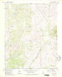 preview thumbnail of historical topo map of Mohave County, AZ in 1979